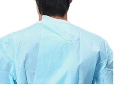 High density stitching on gown closure